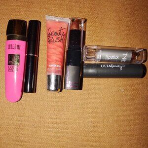 Lot Of 6 Lipsticks & Lip Glosses Milani Victoria Secret Ulta Beauty -NEW